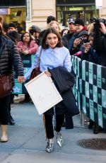 ROWAN BLANCHARD Arrives at Build Series in New York 02/12/2018