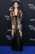 ROWAN BLANCHARD at A Wrinkle in Time Premiere in Los Angeles 02/26/2018