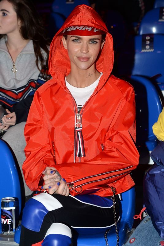 RUBY ROSE at Tommy Hilfiger Fashion Show in Milan 02/25/2018