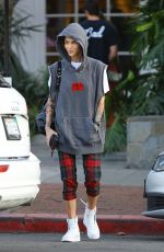 RUBY ROSE in Hoodie Out in Los Angeles 02/06/2018