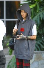 RUBY ROSE in Hoodie Out in Los Angeles 02/06/2018