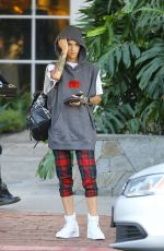 RUBY ROSE in Hoodie Out in Los Angeles 02/06/2018