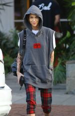 RUBY ROSE in Hoodie Out in Los Angeles 02/06/2018