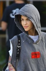 RUBY ROSE in Hoodie Out in Los Angeles 02/06/2018