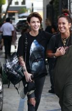RUBY ROSE Leaves Nine Zero One Salon in West Hollywood 02/09/2018