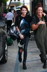 RUBY ROSE Leaves Nine Zero One Salon in West Hollywood 02/09/2018