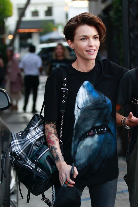 RUBY ROSE Leaves Nine Zero One Salon in West Hollywood 02/09/2018