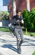 RUBY ROSE Out and About in Santa Monica 01/31/2018