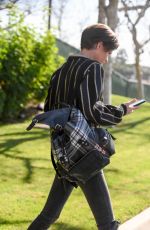 RUBY ROSE Out and About in Santa Monica 01/31/2018