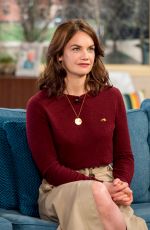 RUTH WILSON at This Morning Show in London 02/23/2018