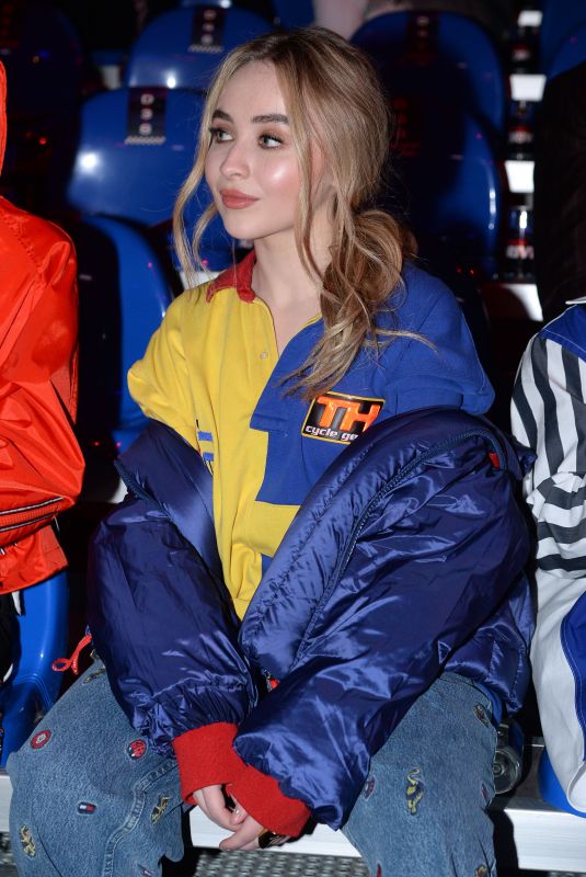 SABRINA CARPENTER at Tommy Hilfiger Fashion Show in Milan 02/25/2018