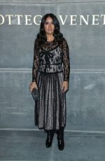SALMA HAYEK at Bottega Veneta Show at New York Fashion Week 02/09/2018