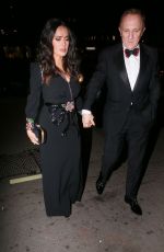 SALMA HAYEK at Vogue x Tiffany & Co Bafta Afterparty in London 02/18/2018
