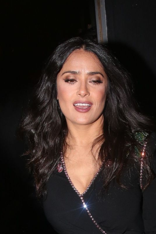 SALMA HAYEK at Vogue x Tiffany & Co Bafta Afterparty in London 02/18/2018