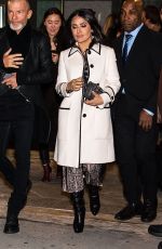 SALMA HAYEK Leaves Bottega Veneta Fashion Show in New York 02/09/2018