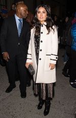 SALMA HAYEK Leaves Bottega Veneta Fashion Show in New York 02/09/2018