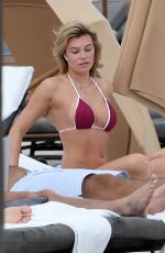 SAMANTHA HOOPES in Bikini on the Beach in Miami 02/20/2018