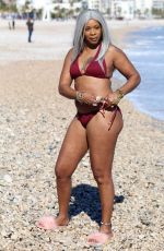 SANDI BOGLE in Bikini at a Beach in Benidorm 02/07/2018