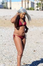 SANDI BOGLE in Bikini at a Beach in Benidorm 02/07/2018