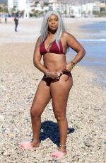 SANDI BOGLE in Bikini at a Beach in Benidorm 02/07/2018