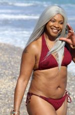 SANDI BOGLE in Bikini at a Beach in Benidorm 02/07/2018