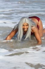 SANDI BOGLE in Bikini at a Beach in Benidorm 02/07/2018