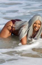 SANDI BOGLE in Bikini at a Beach in Benidorm 02/07/2018