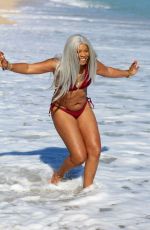 SANDI BOGLE in Bikini at a Beach in Benidorm 02/07/2018