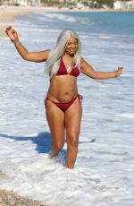 SANDI BOGLE in Bikini at a Beach in Benidorm 02/07/2018