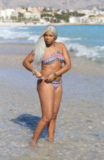 SANDI BOGLE in Bikini on the Beach in Benidorm 02/03/2018