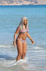 SANDI BOGLE in Bikini on the Beach in Benidorm 02/03/2018