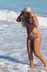 SANDI BOGLE in Bikini on the Beach in Benidorm 02/03/2018