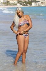 SANDI BOGLE in Bikini on the Beach in Benidorm 02/03/2018