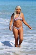 SANDI BOGLE in Bikini on the Beach in Benidorm 02/13/2018