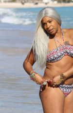SANDI BOGLE in Bikini on the Beach in Benidorm 02/13/2018