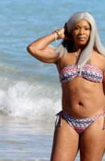 SANDI BOGLE in Bikini on the Beach in Benidorm 02/13/2018