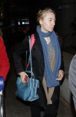 SAOIRSE RONA at LAX Airport in Los Angeles 02/22/2018