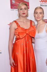 SAOIRSE RONAN and GRETA GERWIG at Aarp Magazine’s Movies for Grownups Awards in Los Angeles 02/05/2018
