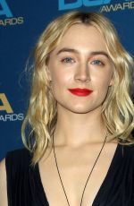 SAOIRSE RONAN at 2018 Directors Guild Awards in Los Angeles 02/03/2018