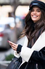 SARA SAMPAIO Out at New York Fashion Week 02/12/2018