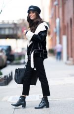 SARA SAMPAIO Out at New York Fashion Week 02/12/2018