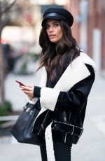 SARA SAMPAIO Out at New York Fashion Week 02/12/2018