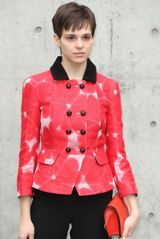SARA SERRAIOCCO at Giorgio Armani Show at Milan Fashion Week 02/24/2018
