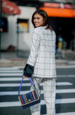 SARAH ELEN Out at New York Fashion Week 02/09/2018
