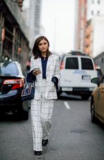 SARAH ELEN Out at New York Fashion Week 02/09/2018