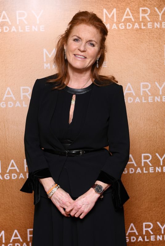 SARAH FERGUSON at Mary Magdalene Screening at National Gallery in London 02/26/2018