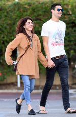 SARAH HYLAND and Wells Adams at Gelson