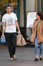 SARAH HYLAND and Wells Adams at Gelson