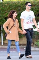 SARAH HYLAND and Wells Adams at Gelson