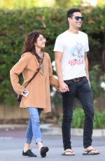 SARAH HYLAND and Wells Adams at Gelson